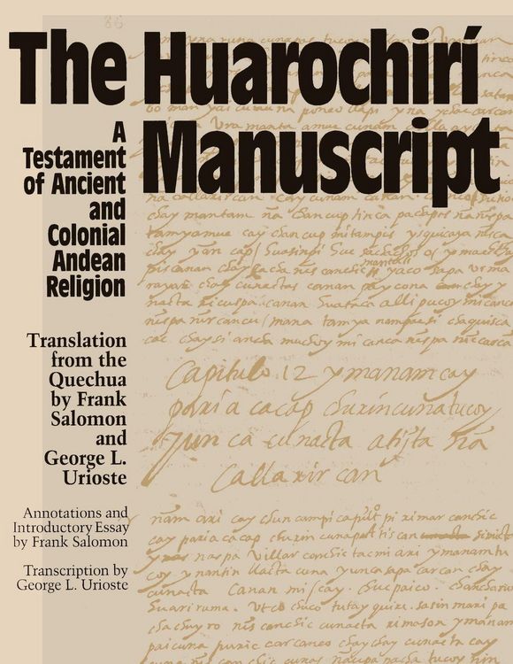 Produktbild: The Huarochiri Manuscript