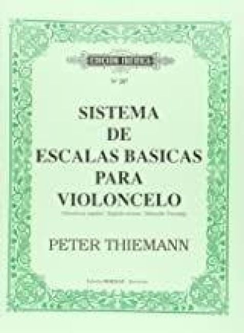 Produktbild: Sistemas de escalas b&aacute;sicas para violoncelo