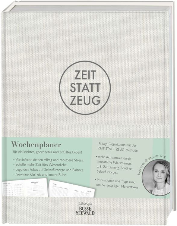 Produktbild: Zeit statt Zeug: Wochenplaner