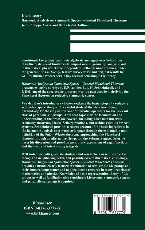 Produktbild: Lie Theory