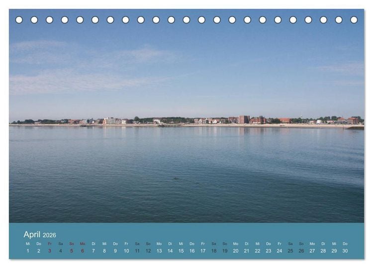 Produktbild: F&ouml;hr 2026. Portr&auml;t einer Insel (Tischkalender 2026 DIN A5 quer), CALVENDO Monatskalender