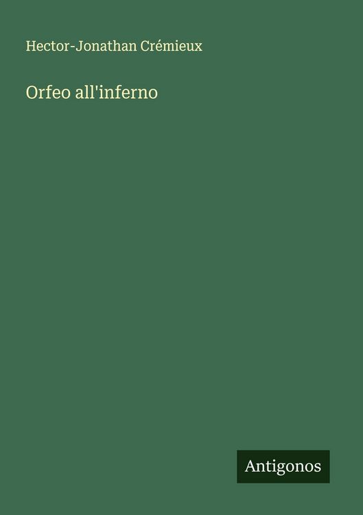 Produktbild: Orfeo all'inferno
