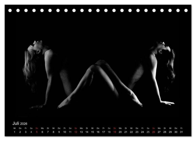Produktbild: Kunstakt (Tischkalender 2026 DIN A5 quer), CALVENDO Monatskalender