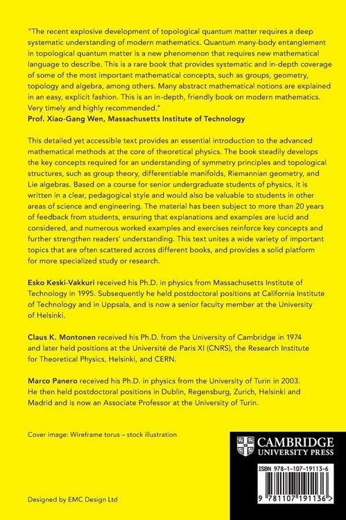Produktbild: Mathematical Methods for Physics