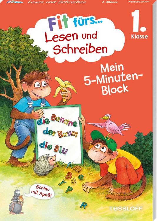 Produktbild: Fit f&uuml;rs Lesen und Schreiben 1. Klasse. Mein 5-Minuten-Block