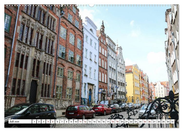 Produktbild: Danzig - Gdansk (hochwertiger Premium Wandkalender 2026 DIN A2 quer), Kunstdruck in Hochglanz