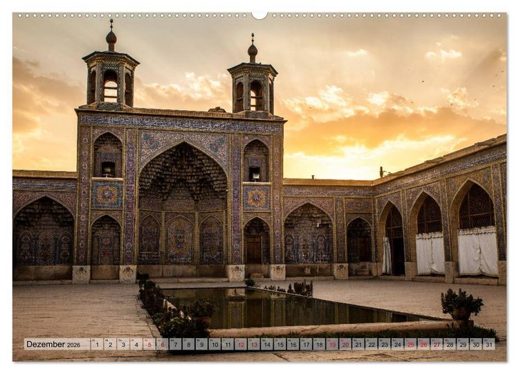 Produktbild: Persische Kultur Irans (hochwertiger Premium Wandkalender 2026 DIN A2 quer), Kunstdruck in Hochglanz
