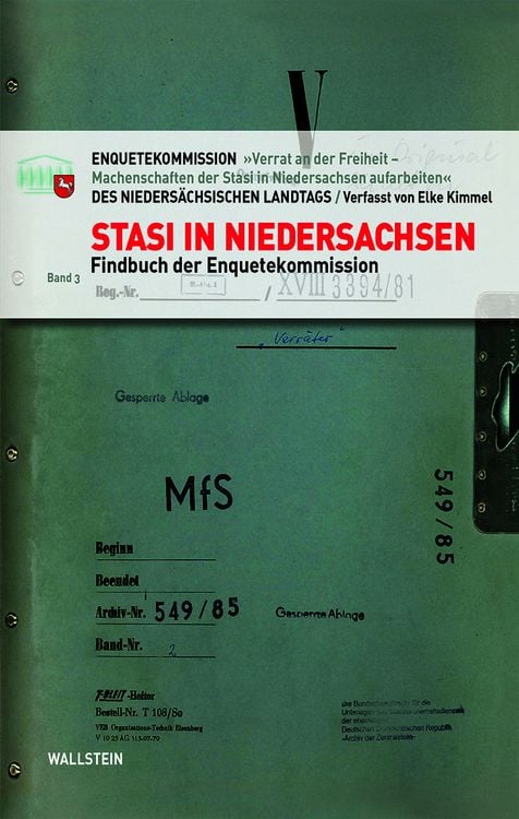 Produktbild: Stasi in Niedersachsen