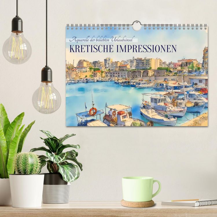 Produktbild: Kretische Impressionen (Wandkalender 2026 DIN A4 quer), CALVENDO Monatskalender