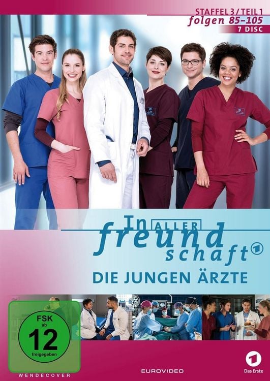 Produktbild: In aller Freundschaft - Die jungen Ärzte - Staffel 3.1/Folgen 85-105 [7 DVDs]
