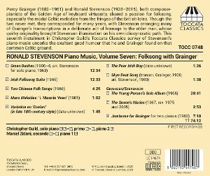 Produktbild: Stevenson: Klaviermusik,Vol. 7 - Folksong mit Grai