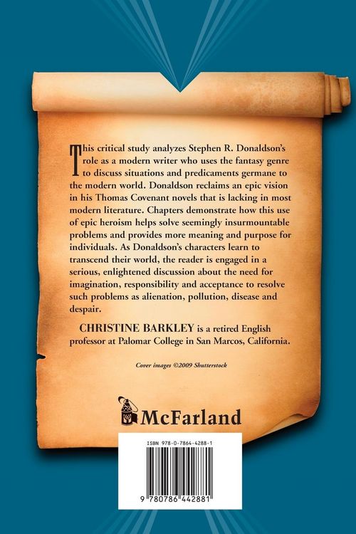 Produktbild: Stephen R. Donaldson and the Modern Epic Vision