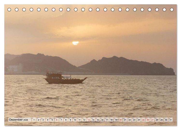 Produktbild: Oman - Impressionen (Tischkalender 2026 DIN A5 quer), CALVENDO Monatskalender