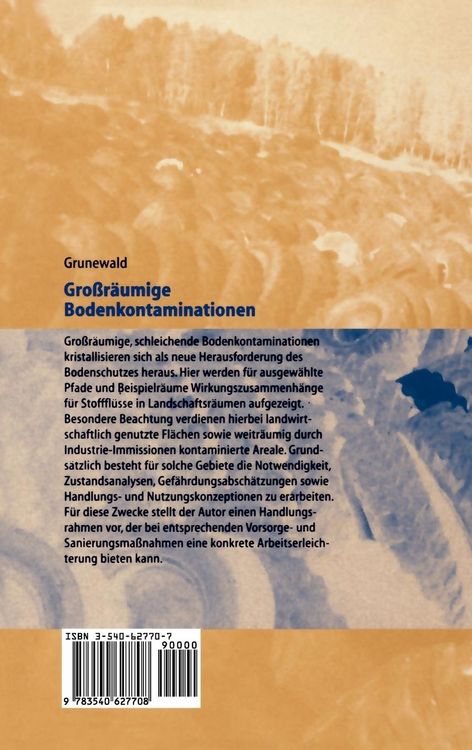 Produktbild: Gro&szlig;r&auml;umige Bodenkontaminationen