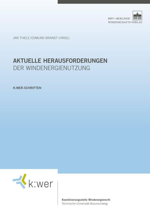 Produktbild: Aktuelle Herausforderungen der Windenergienutzung
