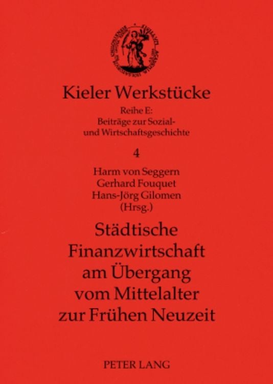 Produktbild: St&auml;dtische Finanzwirtschaft am &Uuml;bergang vom Mittelalter zur Fr&uuml;hen Neuzeit