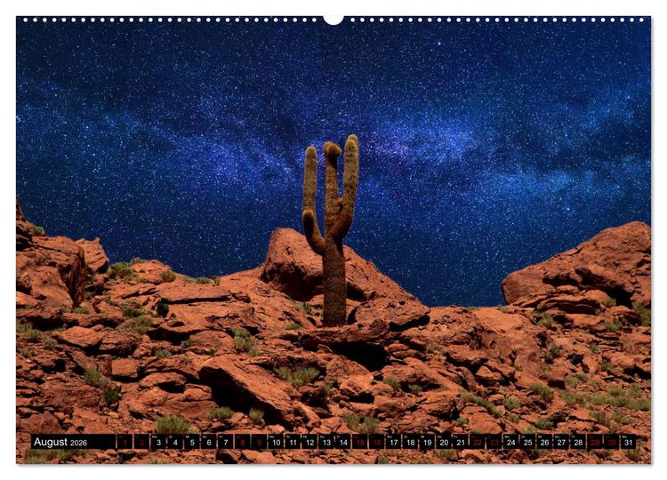 Produktbild: ATACAMA Wunder der Natur (hochwertiger Premium Wandkalender 2026 DIN A2 quer), Kunstdruck in Hochglanz