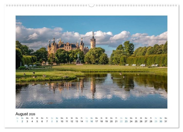 Produktbild: Wundersch&ouml;nes Mecklenburg-Vorpommern (hochwertiger Premium Wandkalender 2026 DIN A2 quer), Kunstdruck in Hochglanz