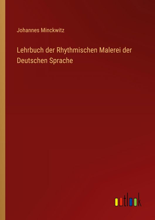 Produktbild: Lehrbuch der Rhythmischen Malerei der Deutschen Sprache