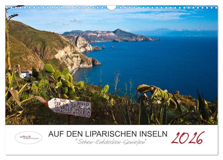 Produktbild: Auf den Liparischen Inseln (Wandkalender 2026 DIN A3 quer), CALVENDO Monatskalender