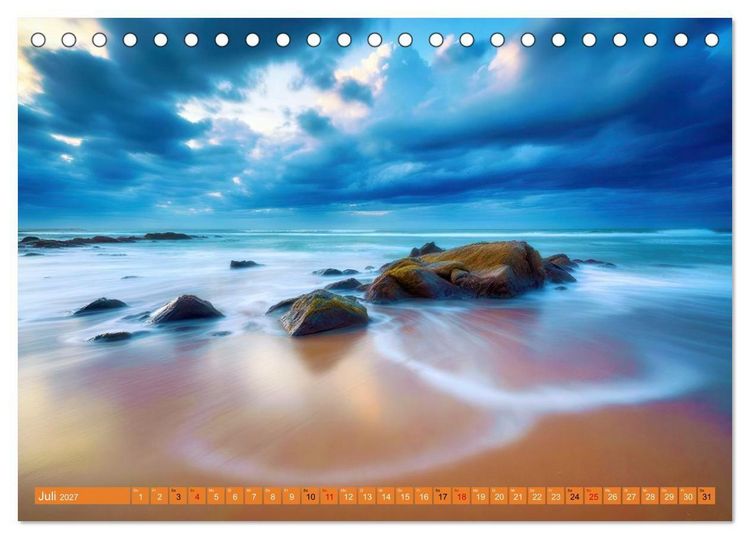 Produktbild: Ostsee in Langzeitbelichtung (Tischkalender 2027 DIN A5 quer), CALVENDO Monatskalender