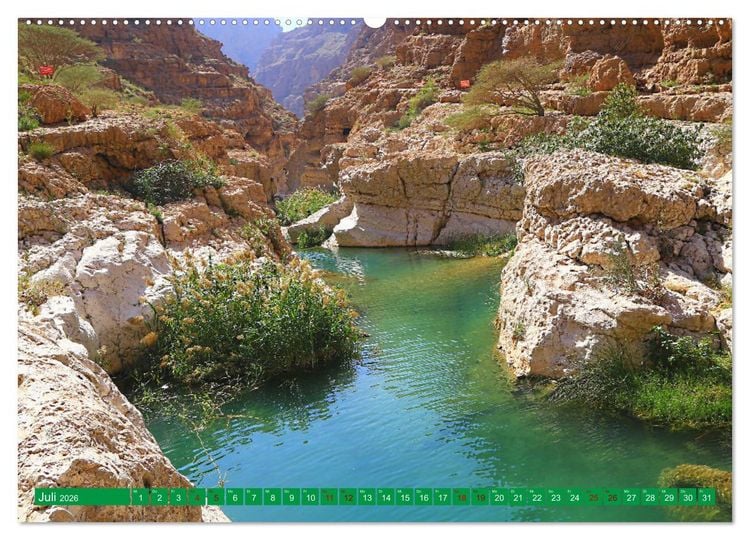 Produktbild: Unterwegs im Weihrauchland Oman (Wandkalender 2026 DIN A2 quer), CALVENDO Monatskalender