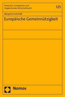 Produktbild: Europ&auml;ische Gemeinn&uuml;tzigkeit
