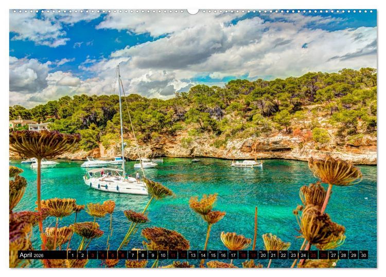 Produktbild: Mallorca - Cala Figuera Spezial (Wandkalender 2026 DIN A2 quer), CALVENDO Monatskalender
