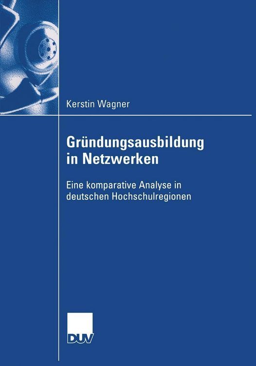 Produktbild: Gr&uuml;ndungsausbildung in Netzwerken