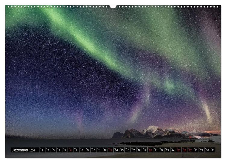 Produktbild: Wilde Landschaften (hochwertiger Premium Wandkalender 2026 DIN A2 quer), Kunstdruck in Hochglanz
