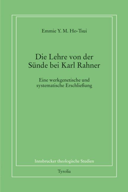 Produktbild: Die Lehre von der S&uuml;nde bei Karl Rahner