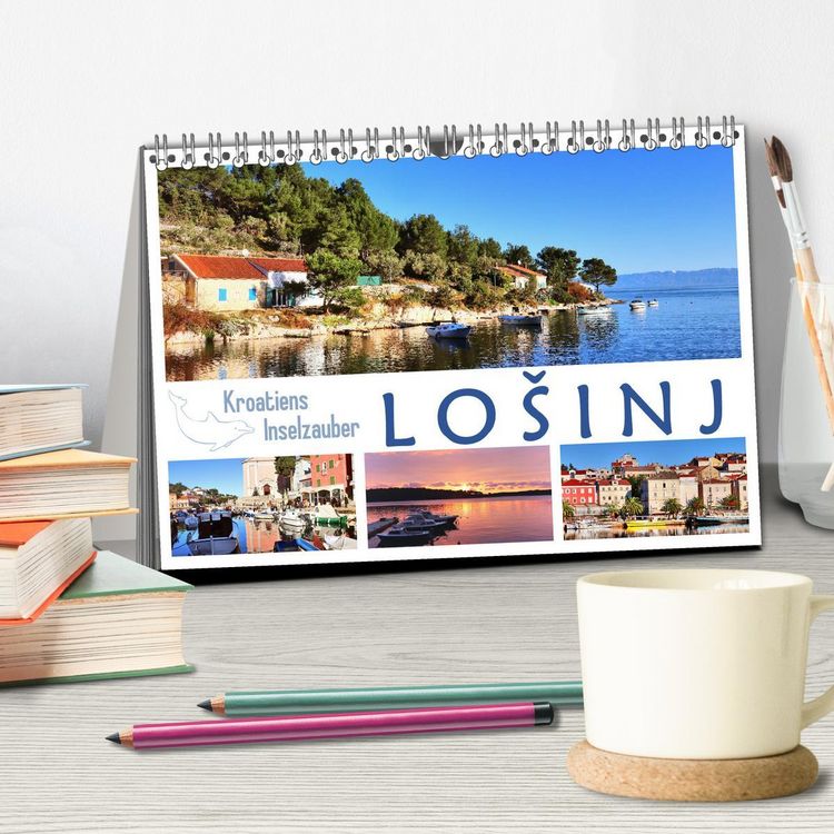 Produktbild: Kroatiens Inselzauber, Losinj (Tischkalender 2026 DIN A5 quer), CALVENDO Monatskalender
