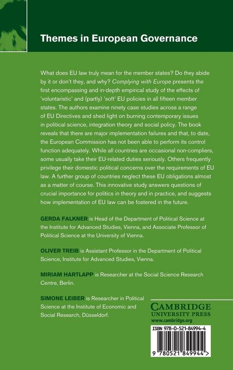 Produktbild: Complying with Europe