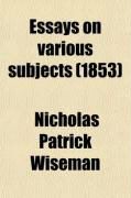 Produktbild: Essays on Various Subjects (Volume 3)