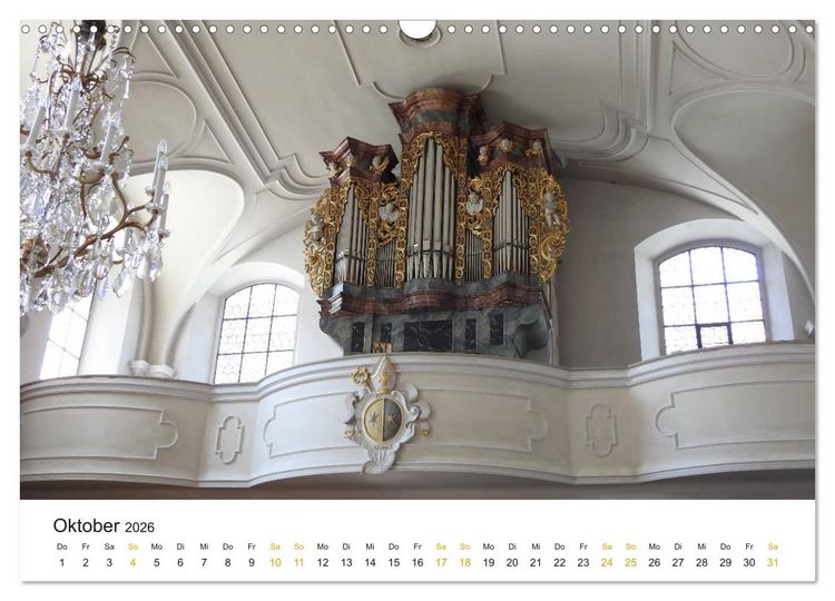 Produktbild: Fantastische Welt der Orgeln (Wandkalender 2026 DIN A3 quer), CALVENDO Monatskalender
