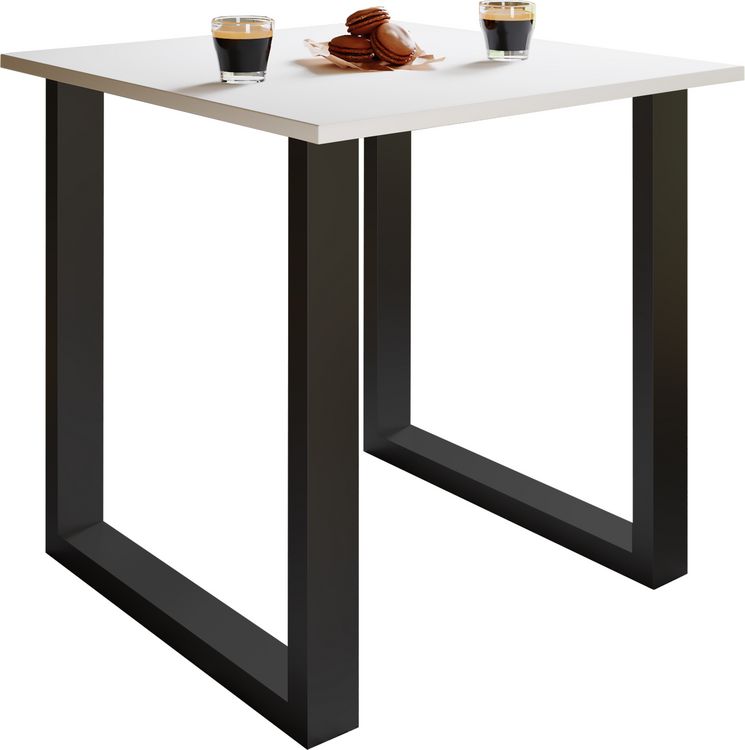 Produktbild: Premium Holz Esstisch K&uuml;chentisch Xona U 80x80