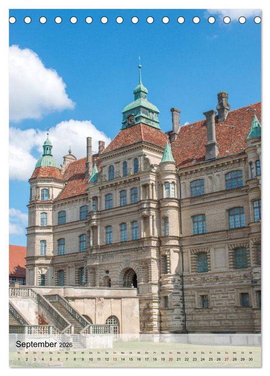 Produktbild: Historisches G&uuml;strow (Tischkalender 2026 DIN A5 hoch), CALVENDO Monatskalender