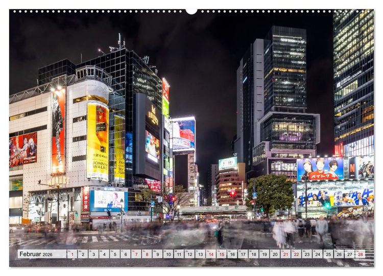Produktbild: Tokio - Das Herz Japans (hochwertiger Premium Wandkalender 2026 DIN A2 quer), Kunstdruck in Hochglanz
