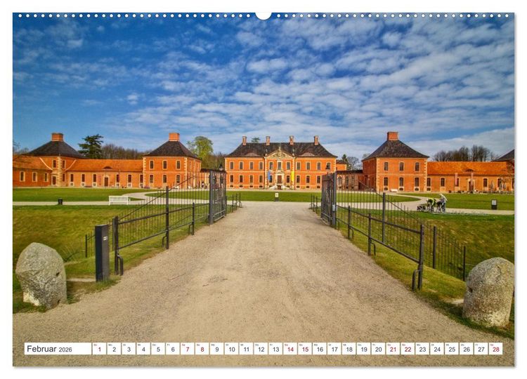 Produktbild: Das Kl&uuml;tzer Schloss Bothmer &ndash; Ein Maitag in Mecklenburgs feinem St&uuml;ck England (hochwertiger Premium Wandkalender 2026 DIN A2 quer), Kunstdruck in Hochglanz
