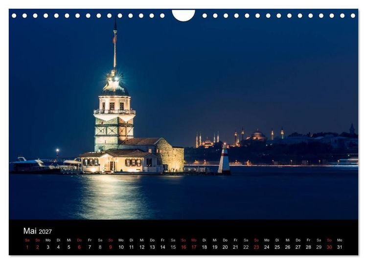 Produktbild: Istanbul - Stadt am Bosporus (Wandkalender 2027 DIN A4 quer), CALVENDO Monatskalender