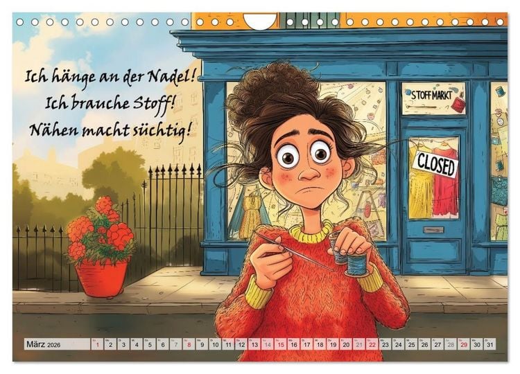 Produktbild: Fr&ouml;hlich eingef&auml;delt (Wandkalender 2026 DIN A4 quer), CALVENDO Monatskalender