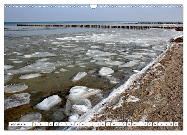 Produktbild: Ostseeinsel Poel - K&uuml;stenimpressionen (Wandkalender 2026 DIN A3 quer), CALVENDO Monatskalender