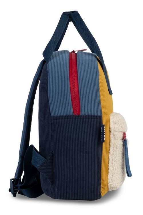 Produktbild: SIEBER Gl&uuml;hw&uuml;rmchen - Kinderrucksack, KIGA Kindergartenrucksack Elena, ocker/dunkelblau, 7 Liter
