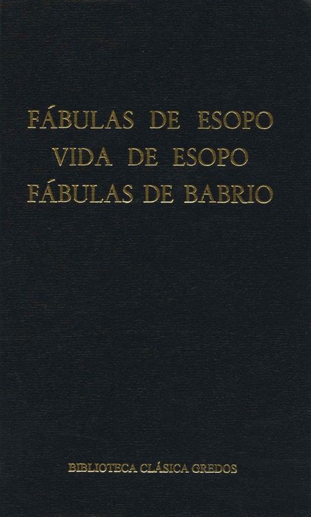 Produktbild: F&aacute;bulas de Esopo. Vida de Esopo. F&aacute;bulas de Babrio.