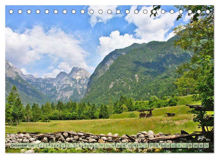 Produktbild: Slowenien - Impressionen eines Naturjuwels (Tischkalender 2026 DIN A5 quer), CALVENDO Monatskalender