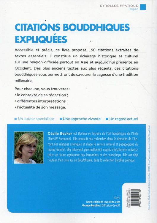 Produktbild: Citations bouddhistes expliquees