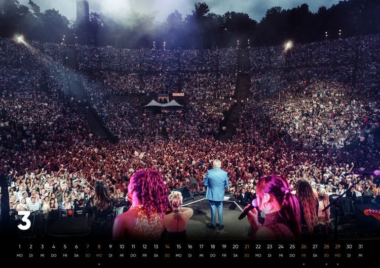 Produktbild: Fotojahreskalender Roland Kaiser 2027
