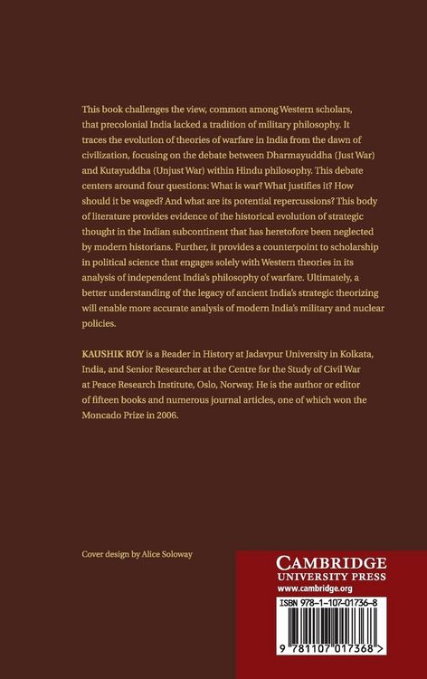 Produktbild: Hinduism and the Ethics of Warfare in South Asia