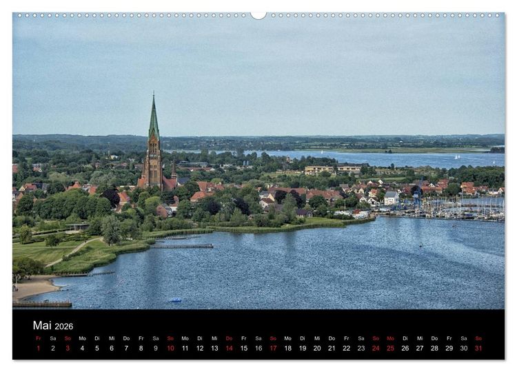 Produktbild: Schleswig - Schleistadt mit Flair (Wandkalender 2026 DIN A2 quer), CALVENDO Monatskalender