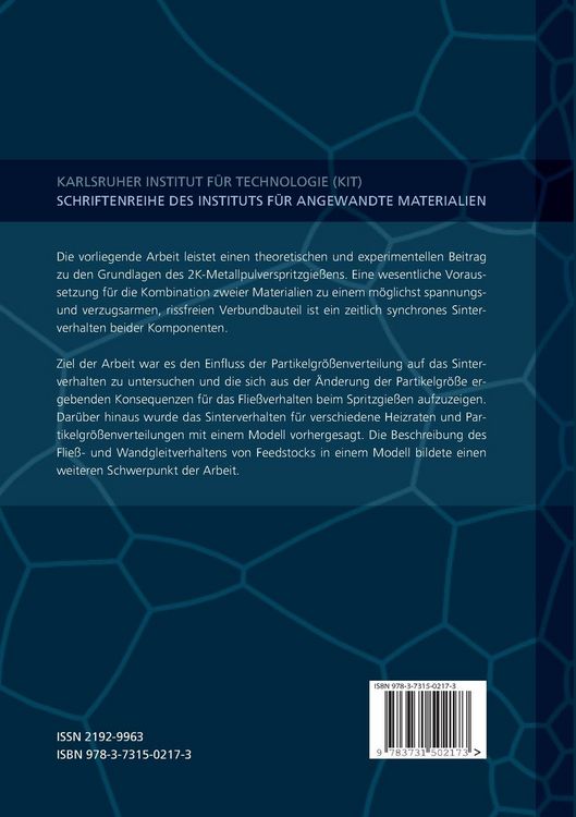 Produktbild: Grundlegende Aspekte des 2K-Metallpulverspritzgie&szlig;ens